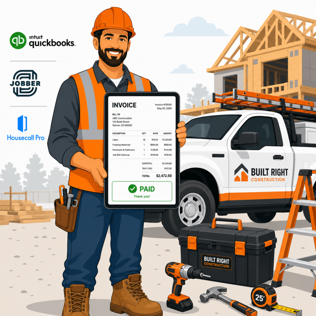Best invoicing software for contractors 2026 comparison