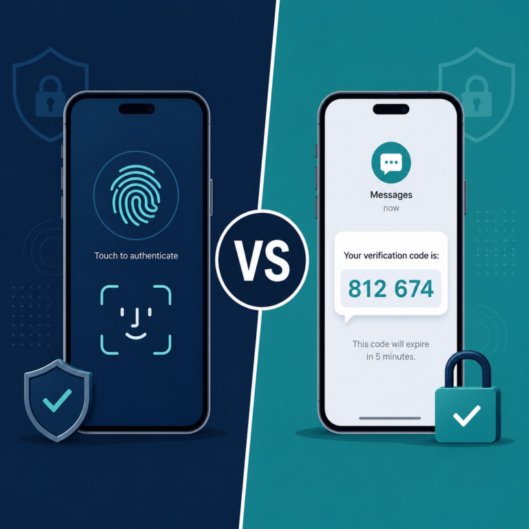MFA vs passkeys business security comparison 2026